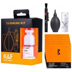 Kf Duży Zestaw Czyszczący 11w1 Do Optyki Obiektywu Aparatu Kamery K&f Concept / Sku.1618