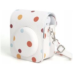 Pokrowiec LoveInstant Futerał Etui Pokrowiec Torba Osłona Case Do Fuji Fujifilm Instax Mini 12 / Kropki