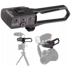 LensGo Regulator Wzmacniacz Dźwięku Do Mikrofonu + Grip Stabilizator Aparat Kamera / D1l