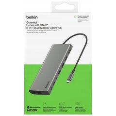 Adapter USB Belkin Belkin CONNECT USB-C 8-in-1 Core for 2 Monitors  INC015btSGY-CZ