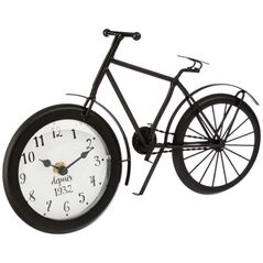 Atmosphera Zegar stołowy metalowy, motyw roweru, 29 cm