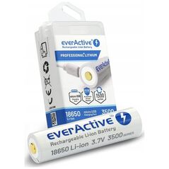 EverActive everActive USB įkraunamas 18650 3,7V 3500mAh akumuliatorius su PCM
