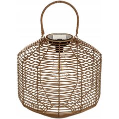 Atmosphera Lampion solarny CUBA, naturalny, 30 cm