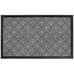 Douceur d`Interieur Wycieraczka gumowa pod drzwi FEUILLES, 45 x 75 cm