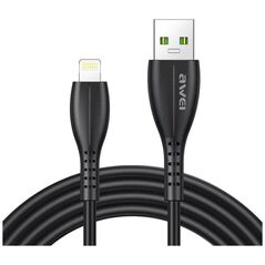 Kabel USB Awei USB-A - Lightning Czarny