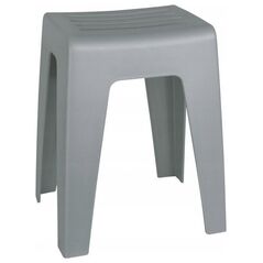 Wenko Taboret łazienkowy KUMBA, kolor szary, WENKO