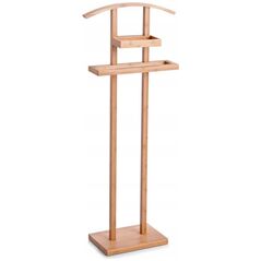 Zeller Wieszak na garnitur, ubrania, bambusowy, 45x24x111 cm, ZELLER