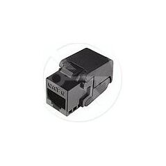 Solarix Keystone CAT6 UTP RJ45 czarny samogwintująca SXKJ-6-UTP-BK-SA