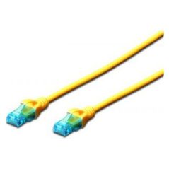 Digitus Patch cord U/UTP kat.5e PVC 2m żółty