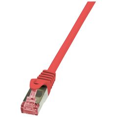 LogiLink CAT 6 Patchcord S/FTP PIMF Czerwony 0.5M (CQ2024S)