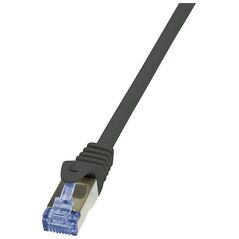 LogiLink CAT 6a Patchcord S/FTP Czarny 2m (CQ3053S)