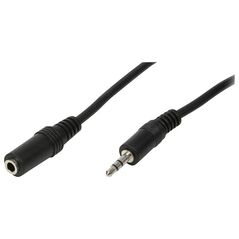 Kabel LogiLink Jack 3.5mm - Jack 3.5mm 10m czarny (CA1056)