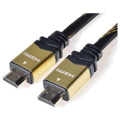 Kabel PremiumCord HDMI - HDMI 1m złoty (kphdmet1)