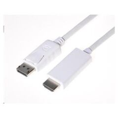 Kabel PremiumCord DisplayPort - HDMI 2m biały (kportadk01-02)
