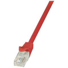 LogiLink Patchcord CAT 6 U/UTP EconLine, 1m, czerwony (CP2034U)
