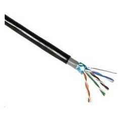 Lynx CS Kabel instalacyjny, Cat5E, drut, PVC, 305m, pe + PVC (LX-SLD-FTP5E-OUTDJ-BK)