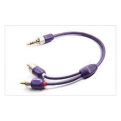 Kabel Furutech ADL Jack 3.5mm - RCA (Cinch) x2 1.2m fioletowy