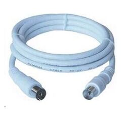 Kabel PremiumCord Antenowy 20m biały (ktmf20)