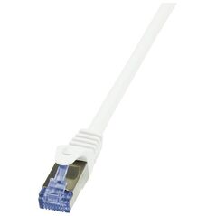 LogiLink Patchcord Cat.6A, 10G, S/FTP, PIMF, PrimeLine, 7.5m, biały (CQ3081S)