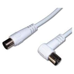 Kabel PremiumCord Antenowy 5m biały (ktmf05U)