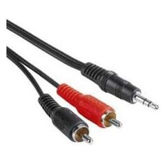 Kabel PremiumCord Jack 3.5mm - RCA (Cinch) x2 2m czarny (kjackcin)