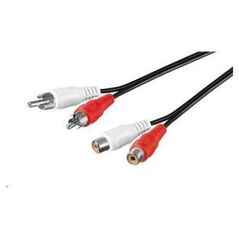 Kabel PremiumCord RCA (Cinch) x2 - RCA (Cinch) x2 2m czarny (kjackcmf2-2)