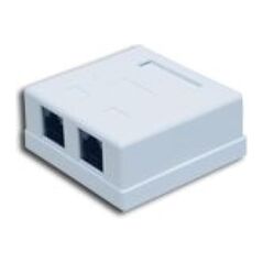 Alantec Gniazdo kompletne, natynkowe, 2xRJ45 UTP Cat.6