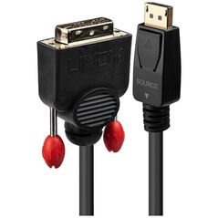 Kabel Lindy DisplayPort - DVI-D 2m czarny (41491)