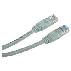 Logo Patchcord, UTP, Cat.5e, RJ45 M/2m, nieekranowany, szary