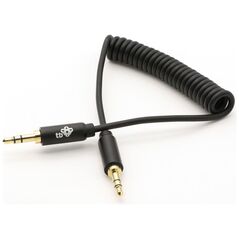 Kabel TB Print Jack 3.5mm - Jack 3.5mm 1m czarny (AKTBXAJCOILED1B)