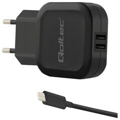 Ładowarka Qoltec 2x USB-A 2.4 A (50188)