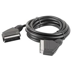 Kabel Lanberg Scart - Scart 1.8m czarny (CA-EUEU-10CC-0018-BK)