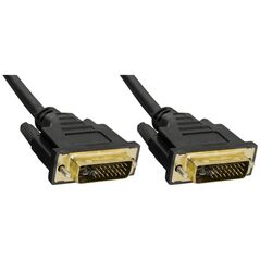 Kabel Akyga DVI-D - DVI-D 1.8m czarny (AK-AV-06)