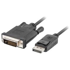 Kabel Lanberg DisplayPort - DVI-D 1.8m czarny (CA-DPDV-10CU-0018-BK)