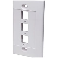 Intellinet Network Solutions Trójportowy panel na moduły Keystone do puszki (PN 517874) biały -163309