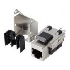 Lanberg Moduł keystone gniazdo RJ45 - LSA FTP kat.6 90 stopni do puszki montażowej -KSF6-1090