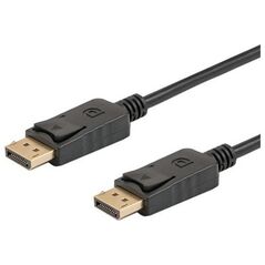 Kabel Savio DisplayPort - DisplayPort 1m czarny (CL-135)