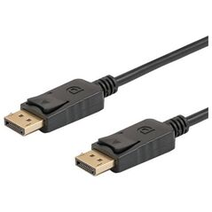 Kabel Savio DisplayPort - DisplayPort 2m czarny (SAVIO CL-136)
