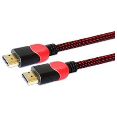 Kabel Savio HDMI - HDMI 3m czerwony (GCL-04)