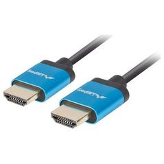 Kabel Lanberg HDMI - HDMI 1m niebieski (CA-HDMI-22CU-0010-BK)
