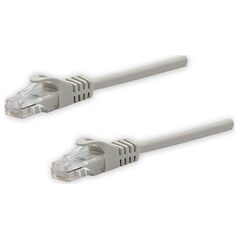 UTP patchcord, Cat.5e, RJ45 M-10m, nieekranowany, szary, czysta miedź economy