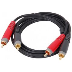 Kabel Klotz RCA (Cinch) x2 - RCA (Cinch) x2 1m czarny