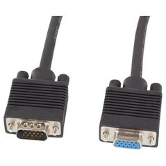 Kabel Lanberg D-Sub (VGA) - D-Sub (VGA) 5m czarny (CA-VGAC-10CC-0050-B+)