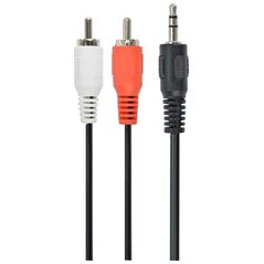 Kabel Gembird Jack 3.5mm - RCA (Cinch) x2 1.5m czarny (CCAB-458)