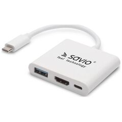 Stacja/replikator Savio USB-C (AK-48)
