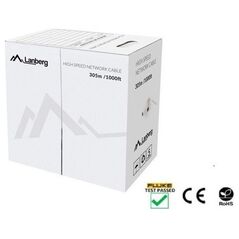 Lanberg Kabel UTP Kat.5e DRUT black LCU5-12CU-0305-BK