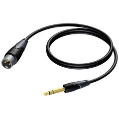Kabel Procab Jack 6.3mm - XLR 3m czarny (CLA724/3)