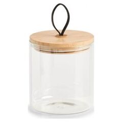 Zeller Słoik do przechowywania z bambusową pokrywką, 1000 ml, 11,2x12,8 cm