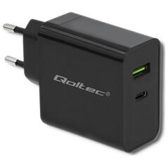 Ładowarka Qoltec 1x USB-A 1x USB-C 3 A (51717)