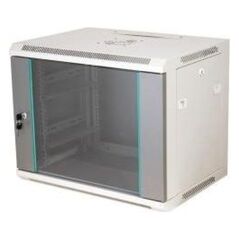 Szafa Q-Lantec Szafa jednosekcyjna A-LAN SW-18U-600-450-N-DSJ-OP-RP-B-S (18U| 933mm / 600mm / 450 mm| wisząca| Otwierane, Szklane| 19'&#03